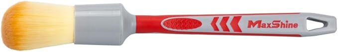 Maxshine Medium #12 Universal Ultra Soft Detailing Brush – Professional Brush for Interior, Exterior, Leather Seats, Engine Bay & Wheels – Premium Car Care Detailing Tool