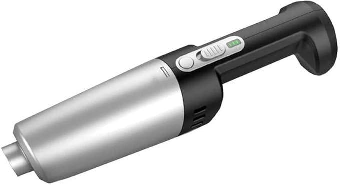JYYBN Car Portable Vacuum Cleaner, Wet and Dry Vacuum Cleaner, Handheld Rechargeable Lithium Vacuum Cleaner for Cleaning Car Interior (Color : Silver)