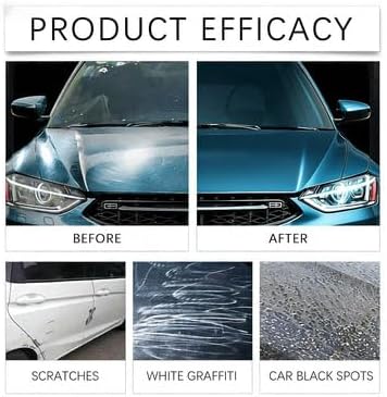 9H Graphene Ceramic Coating, Quick Effect Coating Agent for Car, Ceramic Coating for Cars, Ceramic Coating for Cars Boats RV's & Motorcycle Adds Extreme Gloss Depth Shine & Protection