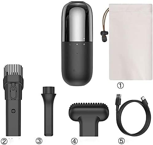 Car Vacuum Cleaner, 45W Car Vacuum Cleaner 3800pa car Vacuum Cordless Small Mini Handheld Car Vacuum Cleaner for Car for Car Interior Detailing (Color : B)