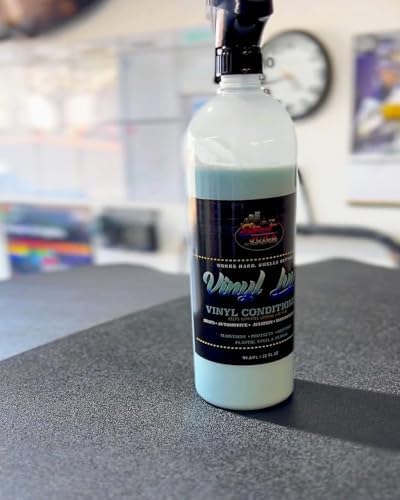 Vinyl Luv VL-1 Street Juice Products Vinyl and Rubber Sprayable Conditioner For Cars, Trucks, Motorcyles, Boats, & RV Interiors, and More Screens out UV Rays 128 fl oz