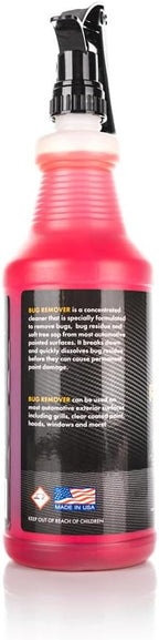 CarCandy - Bug Remover - Dilutable Cleaner Easily Dissolves and Cleans Bug Splatter & Residue From Car Windows, Grilles, Hoods, Bumpers & More (32 oz)