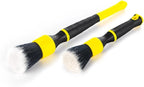 Detail Factory - TriGrip Ultra-Soft Detailing Brush Set - Scratch-Free Cleaning for Exterior, Interior Panels, Emblems, Badges, Gauges, Infotainment Screen - Live Wire
