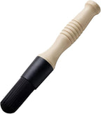 Car Parts Washer Brush, Bullet Head Parts Cleaning Brush for Cleaning Car Interior Exterior, Engine Parts, Wheel Bearing, Boats, Household Grime (Beige/Black)