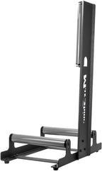 Maxshine Wheel Rim Detailing Rolling Wheel Stand (WS01) - 23”L x 14”W x 36”H, 360° Tire & Rim Detailing, Ceramic Coating, Tire Shine, Wheel Wash & Roller Stand - Black