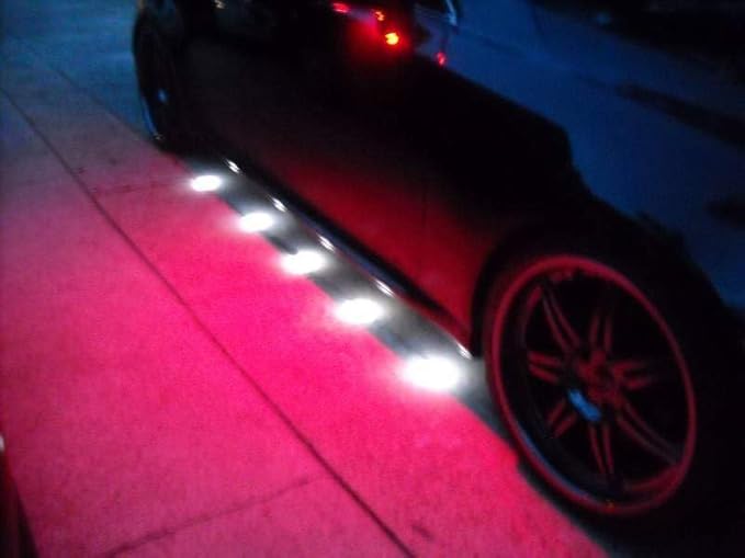 iJDMTOY Brabus Style 90-LED Under Car Foot Area Illumination LED Puddle Lights, Xenon White