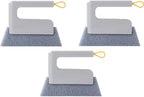 Magic Window Track Cleaner, 2026 Upgraded Handheld Cleaning Brush Set, Creative Cleaner Brushes Tools for Window lides Gaps, Sliding Door Track, Tile Lines Shutter Car Vents (3pcs Grey)