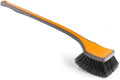 Detail Factory - Fender Well Brush - Ergonomic ProGrip Handle, Stiff Synthetic Bristles, Ergonomic Design, Clean Your Wheel Wells with Ease - Solar Flare