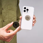 PopSockets Adhesive Phone Grip, Holder, Phone Stand, Black - Translucent Black Smoke