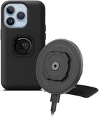 Quad Lock Adhesive Dashboard/Console Car Phone Holder Kit with MAG Wireless Charging Head V2 and MAG Phone Case for iPhone 14 Pro