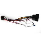 Hikity 16 Pin Wiring Harness ISO Adapter for Android Car Radio Universal ISO Standard Female Radio Connector with Steering Wheel Control Cables and Reverse Gear