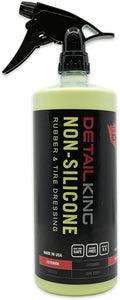 Detail King Non-Silicone Engine Bay Dressing And Tire Dressing Spray - Designed for Safe Use in Body Shops - 32 Oz