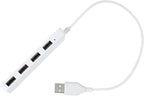 OSALADI 2pcs High- USB Hub Adapter for Laptop and Pc USB Extension Splitter Hot Support White Compatible Multiple Devices for Charging and Data Transfer