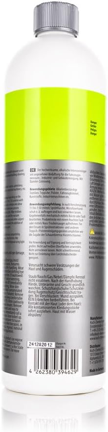 KOCHCHEMIE Mehrzweck-reiniger (Mzr) - Alkaline Deep Cleaner for Removing Oil, Grease, Ink, Soot, Road Fallout & More - Highly Dilutable (1 Liter)