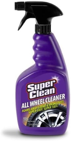 SuperClean Wheel Cleaner 32 Oz Spray - Universal Fit - PH Neutral, Residue Free, Mag Wheel Cleaner