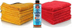 Chemical Guys CWS_201_64 Microfiber Cleaning Cloth & Car Wash Towel Concentrated Cleaning Detergent, 64 fl oz (Half Gallon), Orange Scent