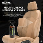 Interior Cleaner Kit for Tesla (16 oz), Made in USA | Seat Cleaner for Tesla, Safe on Vegan Leather, Fits Model S, 3, X, Y (2026), Includes Microfiber Cloth & Sponge