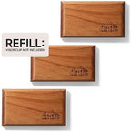Drift Car Air Freshener - The Original Wood Air Freshener - Car Odor Eliminator - Long Lasting Scent - Metal Clip - Clean Ingredients - Coconut & Pistachio Scent 3 Pack Refill - NO CLIP INCLUDED
