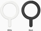 Sinjimoru for MagSafe Sticker, Magnetic Ring for Phone Case, Adaptor for MagSafe Magnet, 1000g Magnet Strength, Wireless Charging, M-Plate White