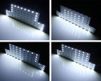 iJDMTOY 2pc Set 140-SMD Exact Fit LED PCB Panel LED Map/Dome Accent Kit Compatible with 2014-2016 Lexus IS250 IS350
