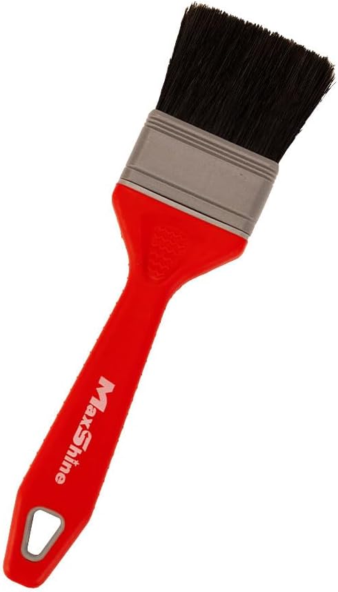 Maxshine Medium Flat Detailing Brush | Versatile Soft-Grip Cleaning Tool for Interior, Wheels, Trim & Crevices | Scratch-Safe, Durable, Ergonomic Auto Detailing Accessory