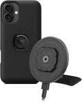 Quad Lock Adhesive Dashboard/Console Car Phone Holder Kit with MAG Wireless Charging Head V2 and MAG Phone Case for iPhone 16 Plus