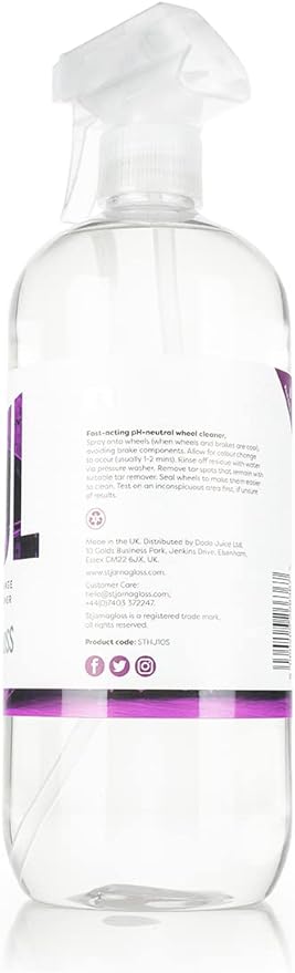 Stjarnagloss - Hjul Wheel Cleaner - Color Change Wheel Cleaner, Remove Road Grime, Brake Debris & Tar Spots, pH-Neutral (1 Liter)