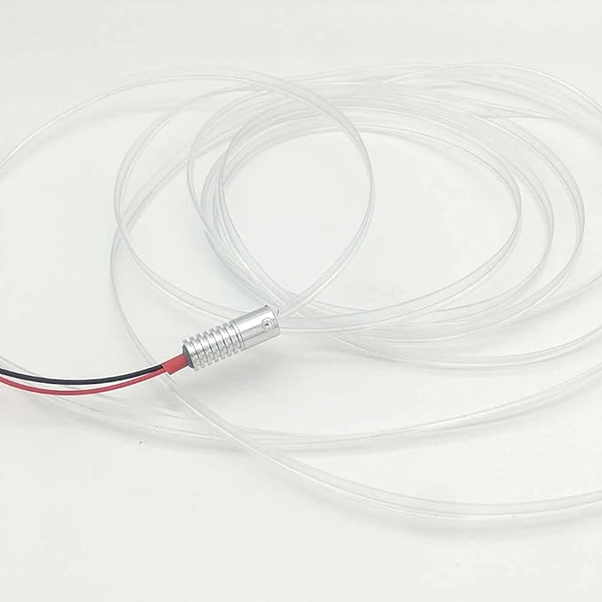 2mm 5meters Car Home LED Ambient Plastic Optic Fiber Light Source Kit Tool Free (110-220V Adapter,Pink)