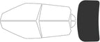 Avery Dennison NR Nano Ceramic IR Window Tint Kit Compatible with Kia EV6 2022-2024 - Rear Windshield Precut Kit - 20%