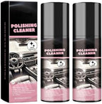 Instant Shine & Protection Car Interior Polisher, Suitable Car Interior Polishing Spray, 2026 Polishing Cleaner Cars Interior, Interior All Purpose Cars Cleaner for Rubber, Leather (2pcs)