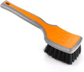 Detail Factory - ProGrip XL Tire Brush - Ergonomic ProGrip Handle, Stiff Synthetic Bristles, Ergonomic Design, Efficient Tire Brushes for Cleaning Tires - Solar Flare