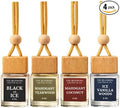4 Pack Air fresheners | Long lasting car air fresheners, Hand-made in USA | Small room diffuser | Small Business Woman Owned. (Fresh & Earthy Mix SQ)