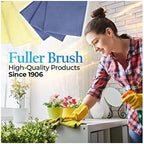 Fuller Brush 182 Specialty Suede Microfiber Cleaning Cloths – 3-Pack – Lint-Free, Non-Abrasive, Reusable & Machine Washable – for Wet or Dry Use on Glass, Wood, Leather & More
