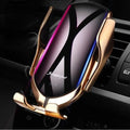 Car Charger Car Mount Phone Holder for iPhone 15 Pro Max 14 Pro Max 15 Pro Max 16 Pro Max Samsung Galaxy Note 10w Fast Charger (Gold)
