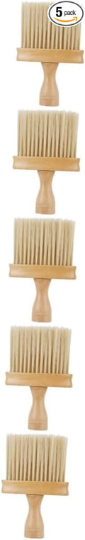 Healifty 5pcs Wooden Handle Dust Brush Car Air Vent Cleaner Electric Duster Detailing Tool Kit