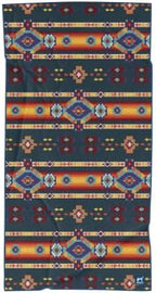 Sprints Athletic Running Towel, Full-Sized, Car Seat Cover - Performance Microfiber (Aztec Artisans & Chocolate Currency)