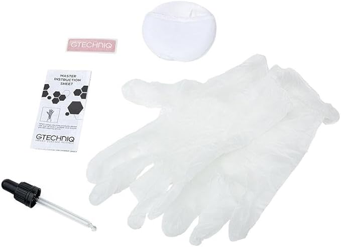 The Rag Company Gtechniq CSL Ceramic Coating 30 ml No Soak Coating Applicator Kit Bundle