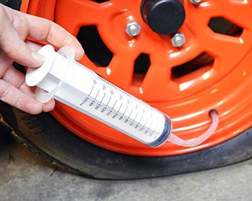 TireJect Off-Road 5-in-1 Flat Tire Protection Kit with Sealant Injector (80oz X-Large ATV/SxS Kit)