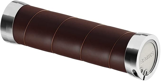 Brooks England Slender Leather Grips