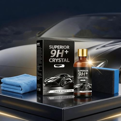 Ptz Crystal Serum for Cars,300ml Advanced Graphene Ceramic Coating,9h+ Ceramic & Crystal Coatings for Automotive Paint Protection,Gloss Hydrophobicty Anti Scratch (1PCS)