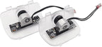 2 Pcs CR-Z Car LED Projector Door Shadow Light Welcome Light Laser Emblem Logo Lamps Kit Puddle Lights LED Courtesy Step Lights Ground Lamp HD Kit Replacement for CR-Z 2016-2021