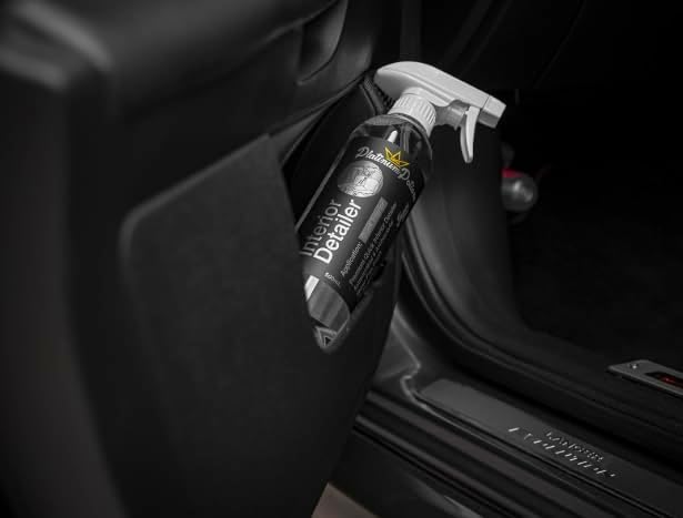 Interior Detailer | Quick Clean and Satin Finish for Cabin Plastics and Trim | Anti Static Dust Control | Towel First Precision on Consoles Vents and Glossy Panels | 500 Milliliters