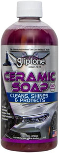 Gliptone Professional Car Care Si02 Enhanced Ceramic Car Wash Soap, Cleans, Shines & Protects (16 Fl Oz)