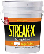 RVTECH Streak-X Cargo + Enclosed Trailers Instant RV Black Streak Remover - Race Hauler Stain Smoke Soot Bird Dropping Sap Brake Dust Tar Pro-Strength Cleaner Wash | 5 Gallon