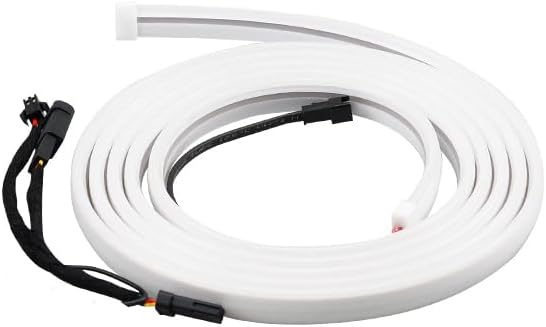 for Tesla Model S/for Tesla Model X Front Trunk LED Light Strip Kit, Ambient Lighting for Tesla Model S Model X(21-23),for Tesla Model X/S Front Trunk Accessories Ambient Lights (Warm Light, Model S)