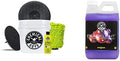 Chemical Guys CWS61964BK Car Wash Detailing Bucket, Mitt & Accessories Bundle (6 Items) Featuring Black Light Foaming Car Wash Soap, 64 oz (Half Gallon) - Works on Cars, Trucks, SUVs, RVs & More