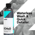 CARPRO ECH2O Waterless Wash, High Gloss Detail Spray, Rinse-Less Wash, and Clay Lubricant Concentrate - 4 Liter (135oz)