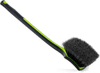 Detail Factory - Fender Well Brush - Ergonomic ProGrip Handle, Stiff Synthetic Bristles, Ergonomic Design, Clean Your Wheel Wells with Ease - Octane Ectoplasm