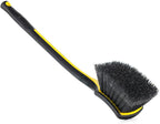 Detail Factory - Fender Well Brush - Ergonomic ProGrip Handle, Stiff Synthetic Bristles, Ergonomic Design, Clean Your Wheel Wells with Ease - Live Wire