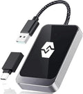 Wireless CarPlay Adapter for Apple iPhone & Android Auto (2024 Upgrade) – Convert Wired to Wireless CarPlay Adapter, Plug & Play, Fast Connection, Stable Performance, iOS 10+ / Android w/USB-C